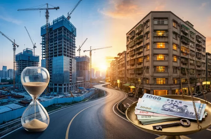 2026 首購族指南：預售屋還是中古屋？一張表解析現金流壓力與交屋風險