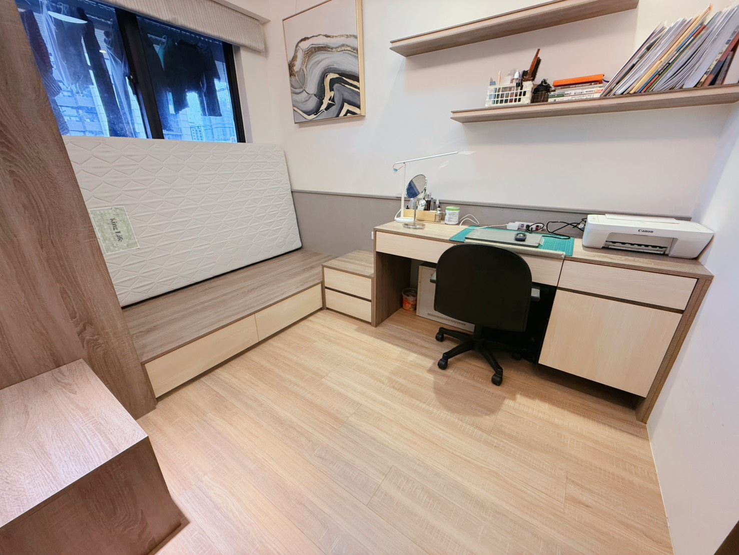 中路康萊爾美術館美裝三房車位 次臥