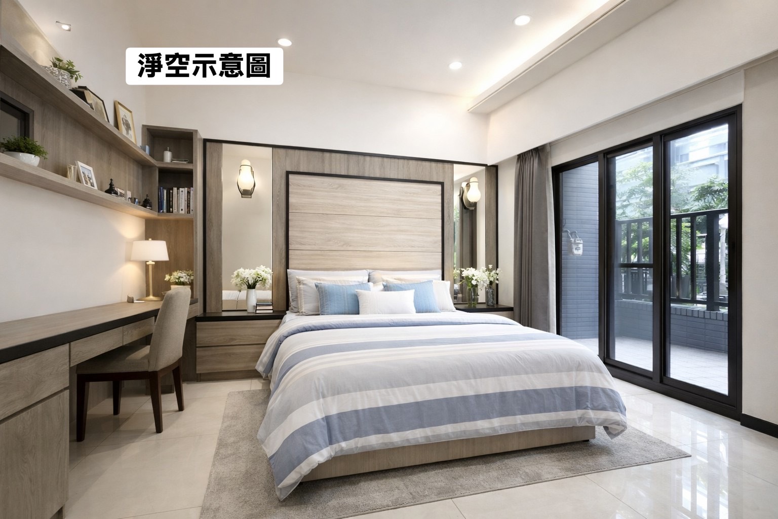 鴻築新願一樓庭園戶 臥室